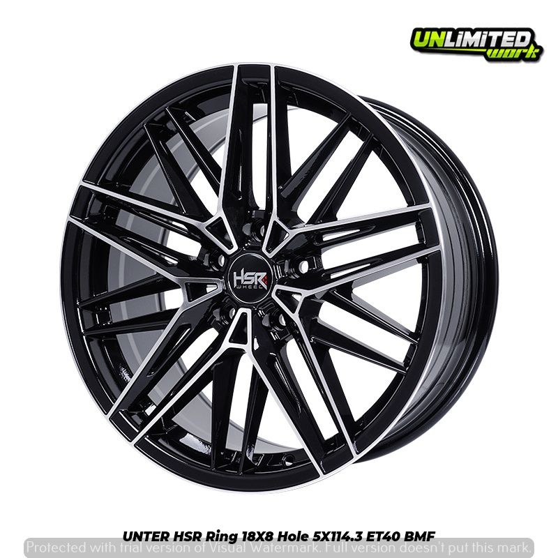 Velg Mobil HSR R18 New Untuk Innova Zenix Rush Terios Tipe UNTER Ring 18 Original