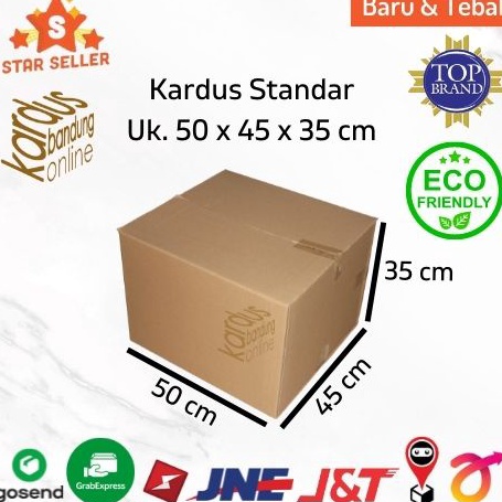 

Beli sekarang nikmati gaya yang tak terlupakan Kardus Box Karton Kotak Dus Packing Jumbo Besar Pindahan Polos Uk 5x45x35 CFlute Tebal 4 mm