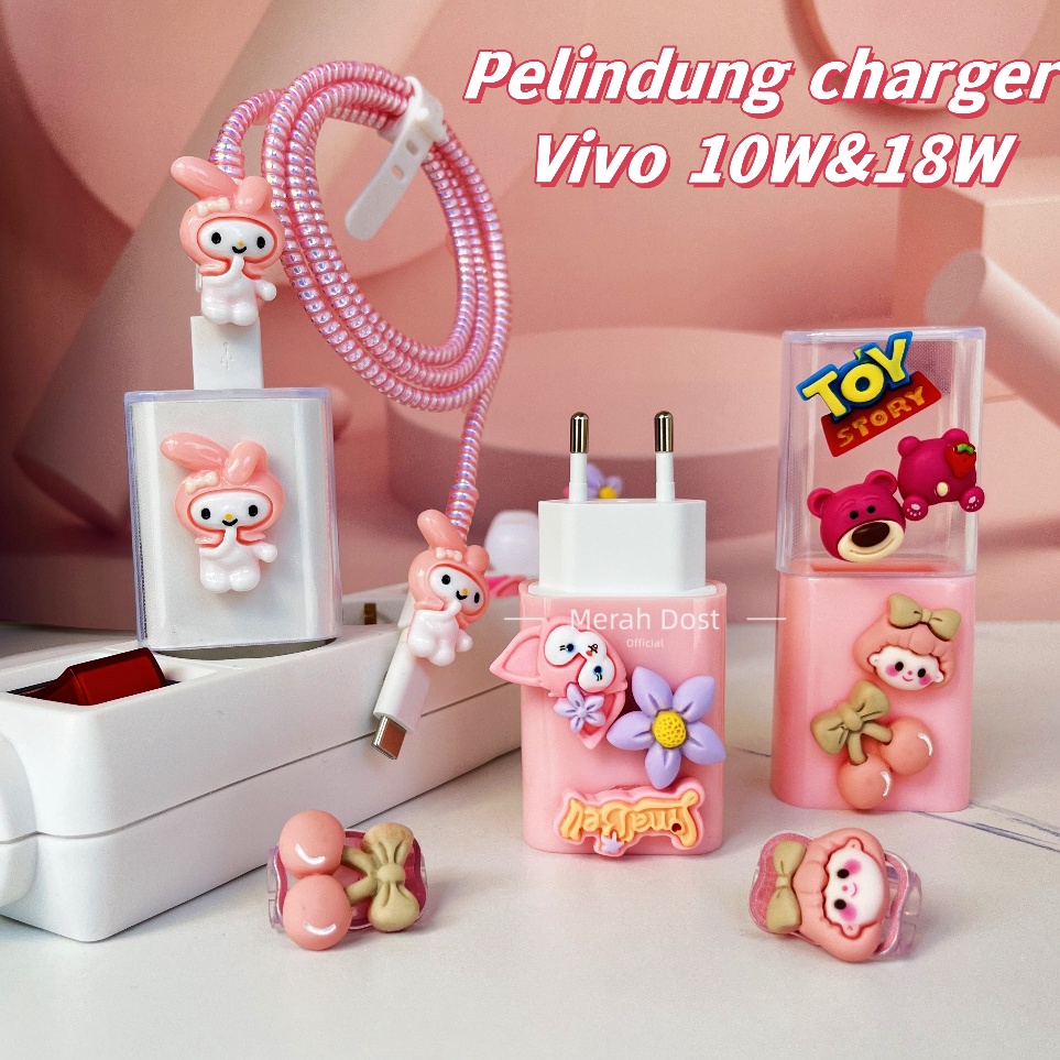 Y Pelindung Kabel Carger Vivo 1W  18W Pelindung Adaptor Pelindung Kepala Carger Pelindung Kabel Char
