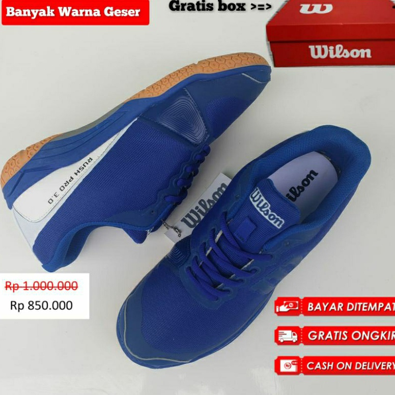 Sepatu Tenis Wilson Sepatu Olahraga Tenis Wilson Sepatu Wilson Rush Pro 3 Original