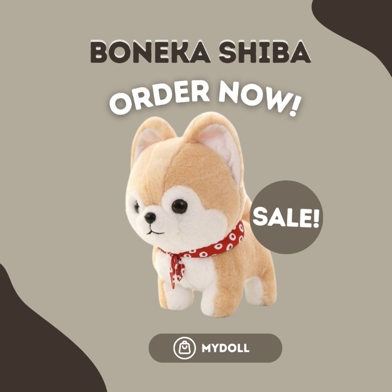 Boneka Anjing Shiba Inu