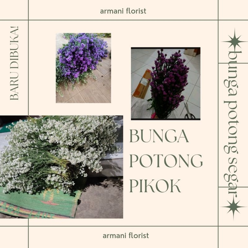 bunga potong pikok