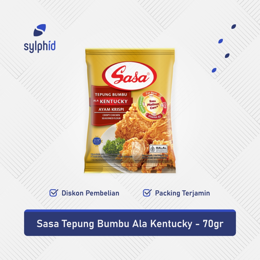 

Sasa Tepung Bumbu Ala Kentucky Ayam Krispi 70 gr / Crispy Chicken