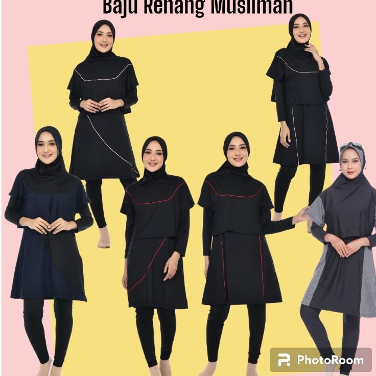 Sale Baju Renang Muslimah Dewasa jumbo Baju Renang jumbo syari baju renang perempuan baju renang wanita big size renang hijab bolero