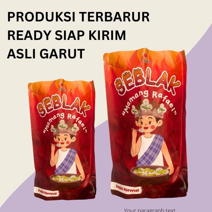 

Kode AUU973 Makanan Ringan Seblak Rafael Instan Komplit Fresh Asli Garut Makanan ringan instan Seblak coet mamank rafael seblak kering seblak instan coet komplit seblak rafael instan komplit bobiskincare seblak murah pedas original seblak coet rafael