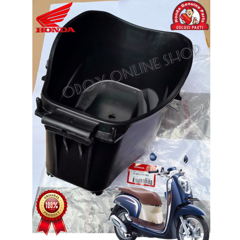 Box bagasi box helm Scoopy fi K16 2013-2014-2015-2016 Original AHM