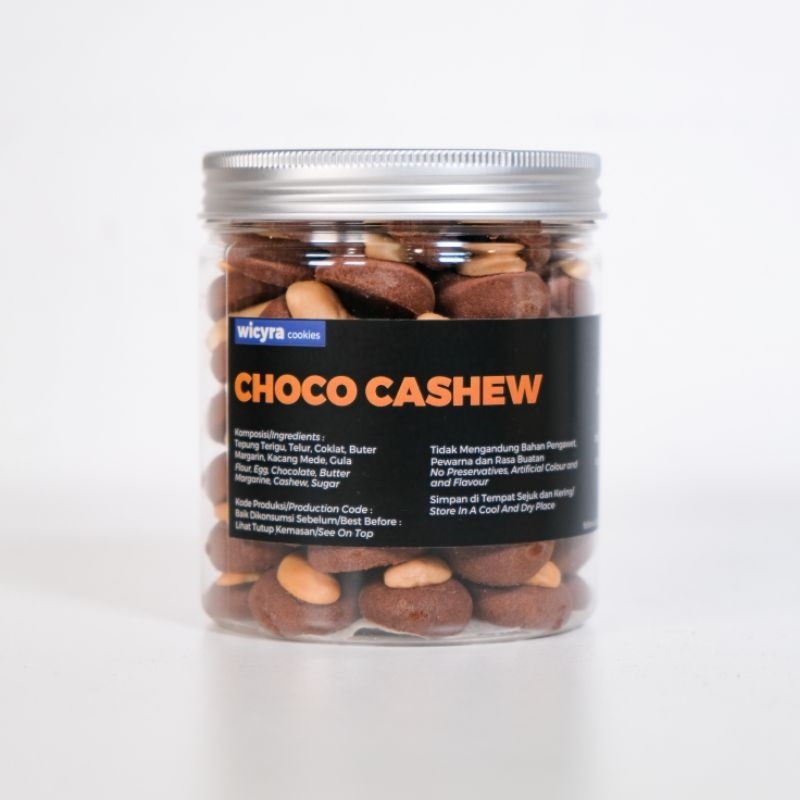 

Wicyra Choco Cashew Cookies Mede Coklat Jar 600