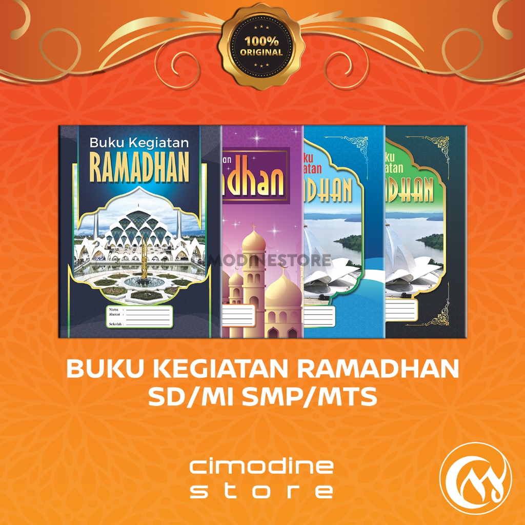 

Agenda Kegiatan Bulan Ramadhan Kaver Biru / Hijau | Buku Catatan Amaliah Ramadan |HVS 16x21Cm 32 Hal