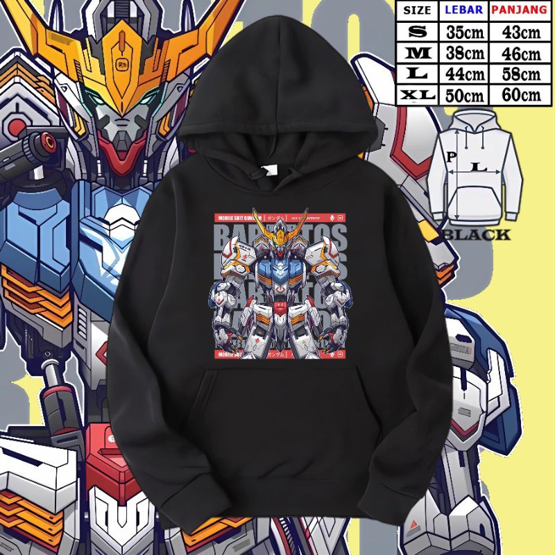 sweater hoodie anak anime gundam