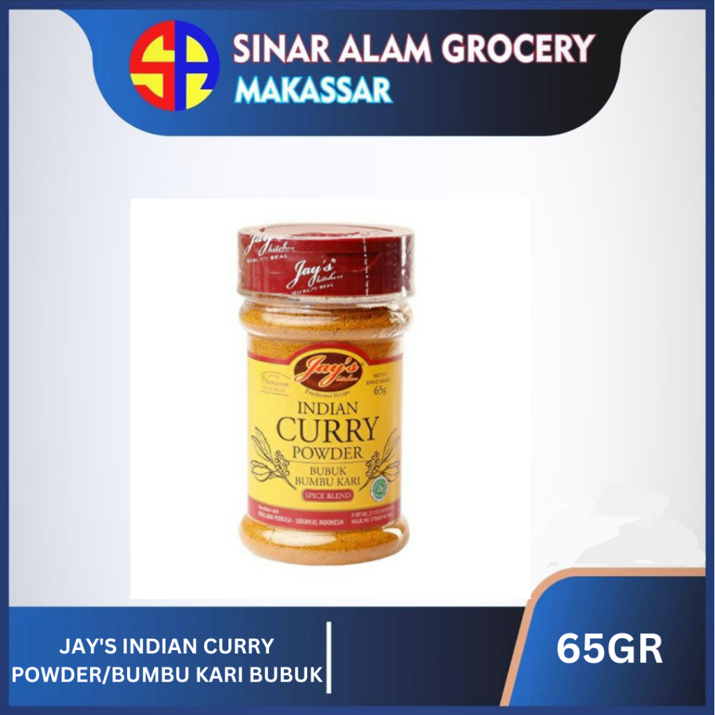 

JAYS INDIAN CURRY POWDER/BUMBU KARI BUBUK 65GR