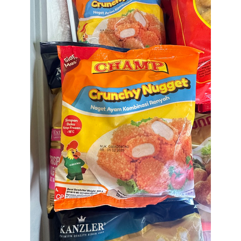 

champ crunchy nugget 225gr