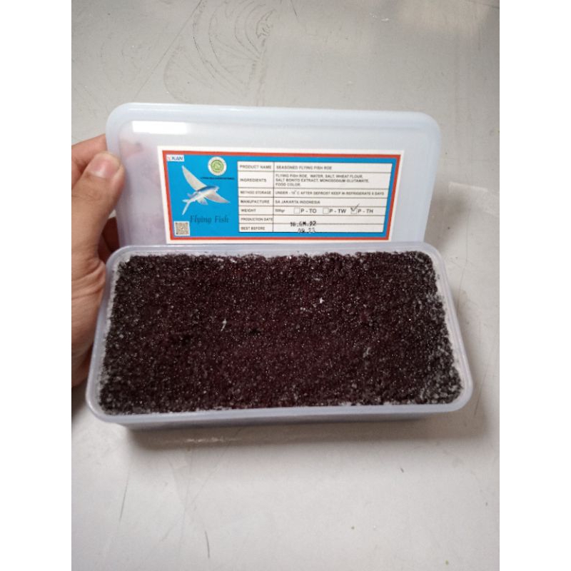 

Tobiko Black | 250 gram | 100 gram