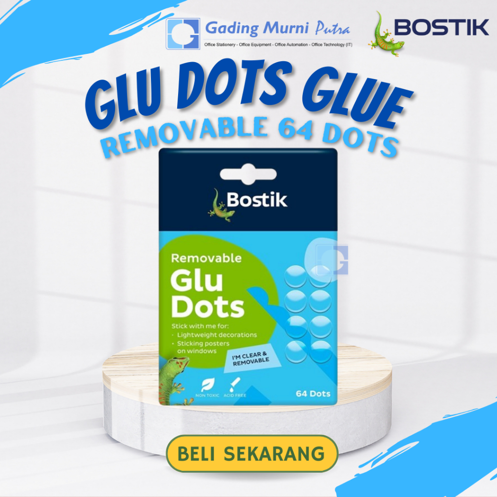 

BOSTIK STICKY GLUE DOTS REMOVABLE 64 DOTS