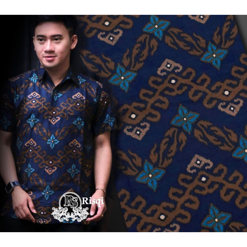 Kain Batik Printing Halus Motif Ma lurikKain Bahan Baju Seragam Bridesmaid Batik Pekalongan Terbaru