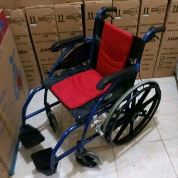 kursi roda travel alumunium bekas/seken