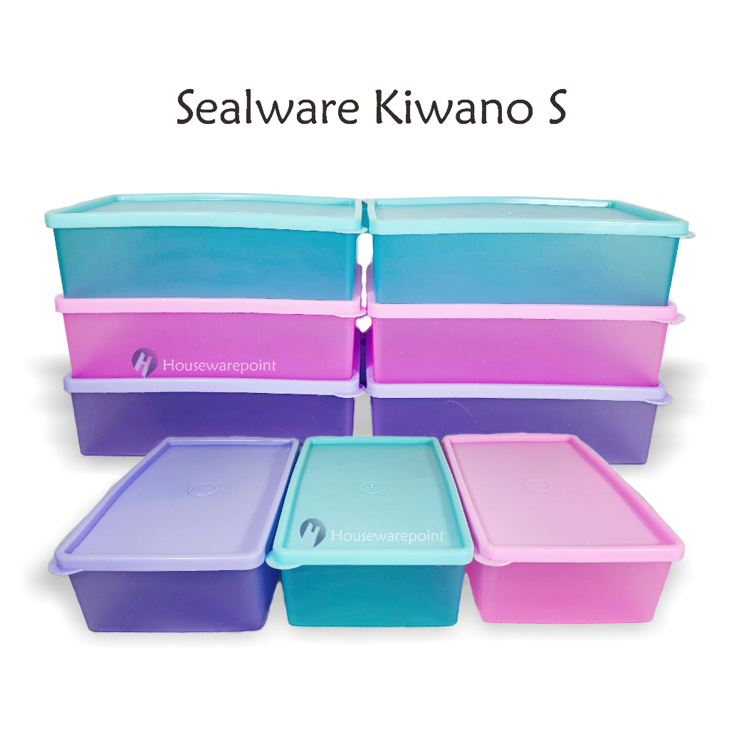 6 pcs Toples panjang / Tempat makanan/ Kotak plastik/ Tepak makan plastik (KIWANO SMALL)
