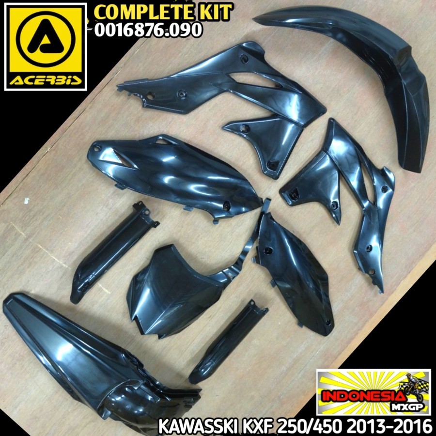 KAWASAKI KX - KXF 250 F 2013 2014 2015 2016 - ACERBIS COMPLETE PLASTIK KIT - COVER BODY FULL SET ADV