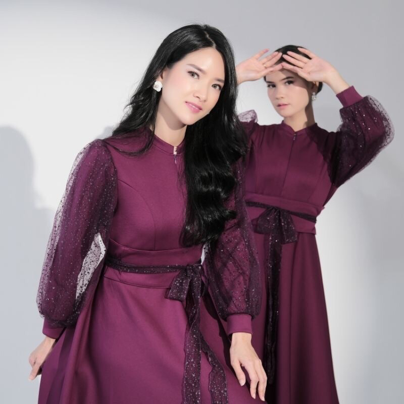 LUSIA LAVINA NAISHA MISSKAMI FLAFQUINN DRESS PREMIUM ORIGINAL