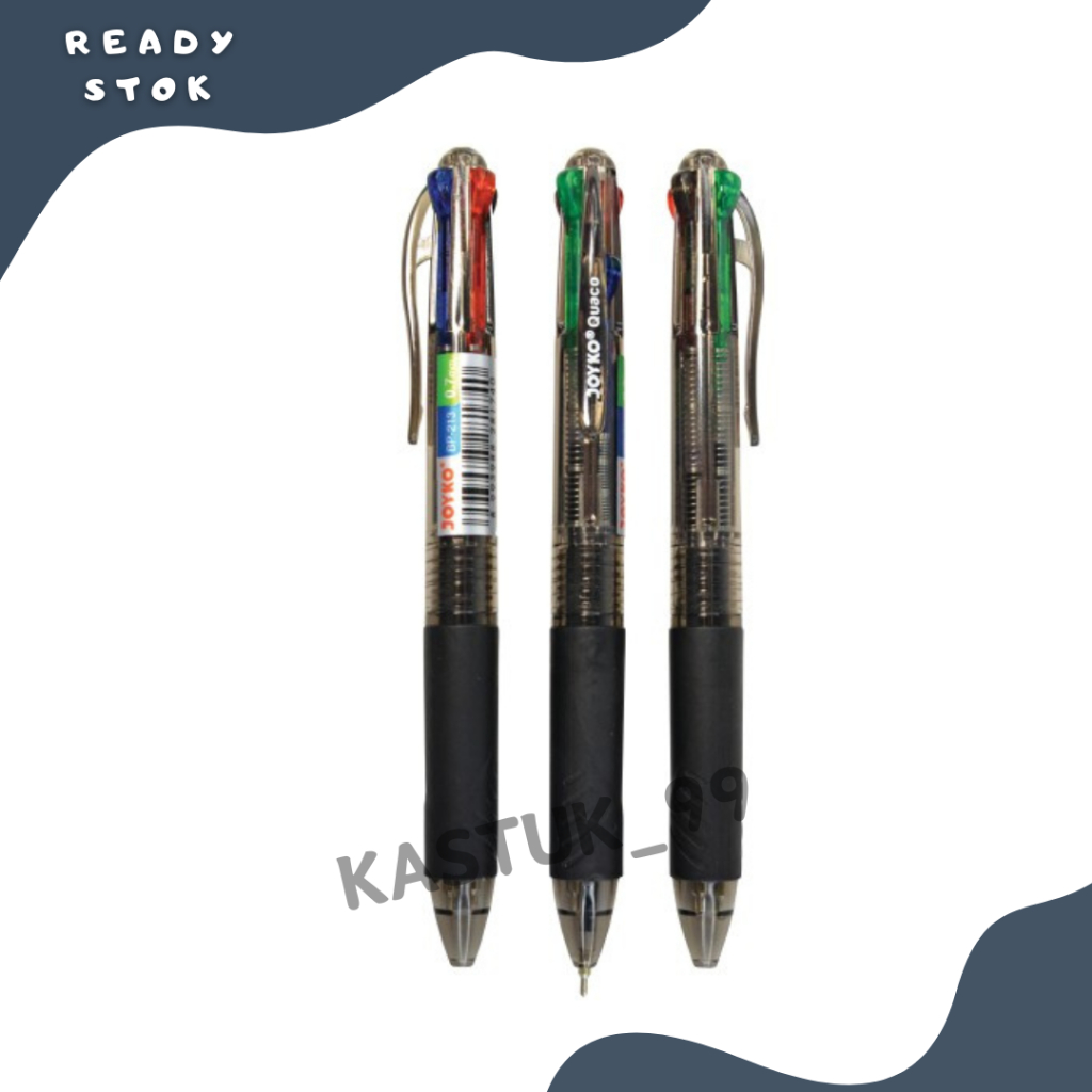 

PULPEN 4 WARNA/ BALL PEN BP- 213 QUACO JOYKO (PCS)