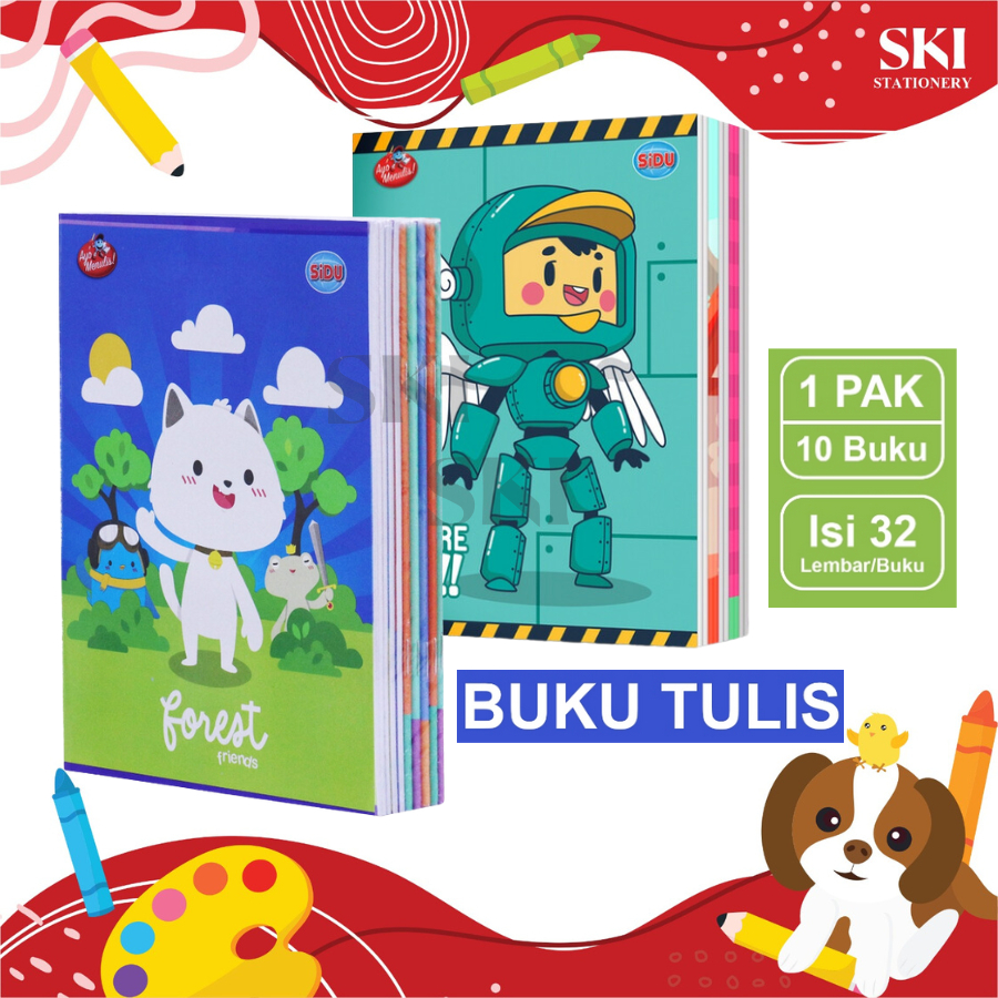 

Sidu Buku Tulis isi 32 lembar