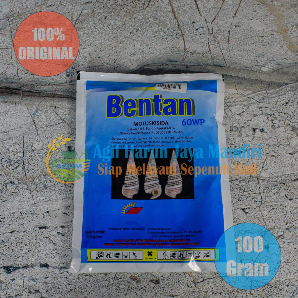 Bentan 60 WP Moluskisida Pembasmi Siput Keong
