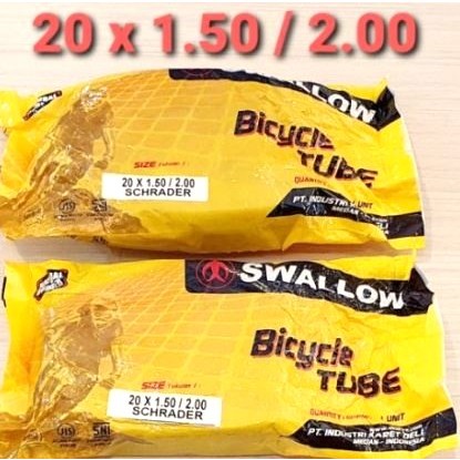 Ban Dalam Sepeda Ukuran 20 x 1.50 / 2.00 Swallow AV Schrader Anak Lipat Minion Mini BMX | High Quali
