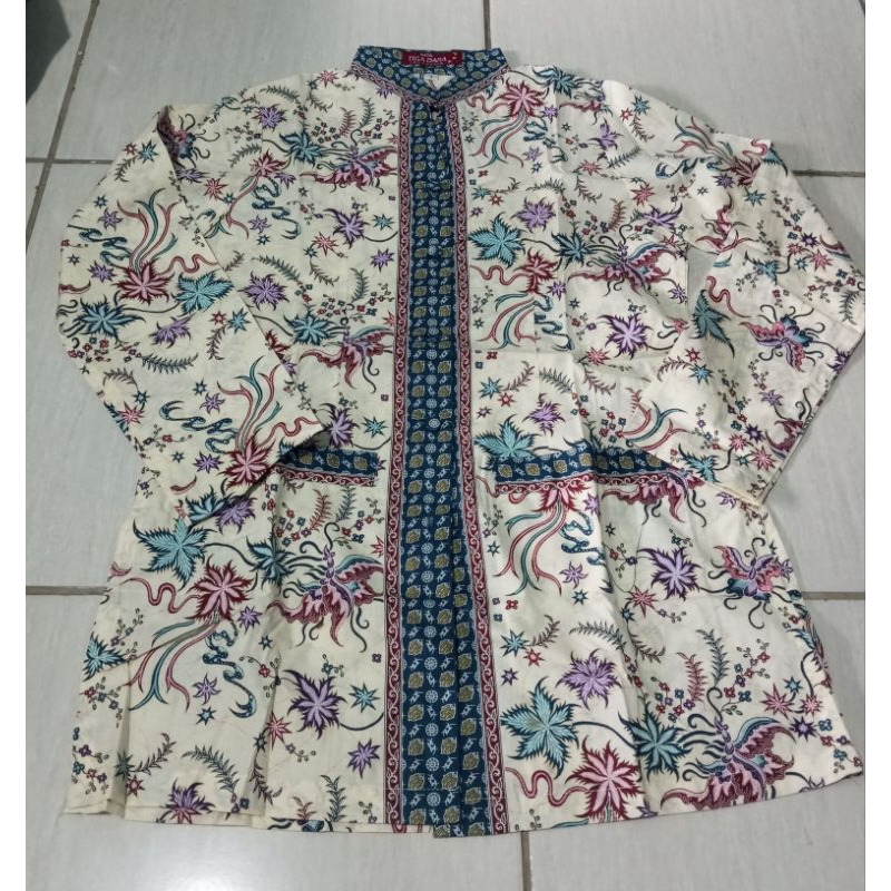 PRELOVED BATIK WANITA LENGAN PANJANG BATIK TIGA DARA