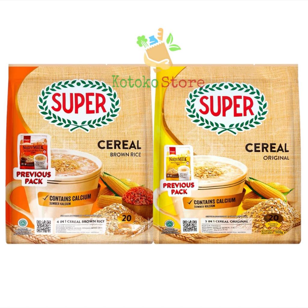 

Super Cereal Instant Original / Super Cereal Instant Brown Rice / Super Instant Sereal 500gr