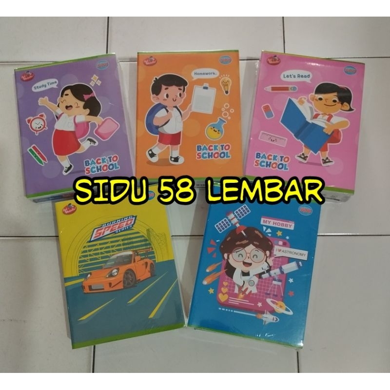 

Buku Tulis SIDU 58 Lembar Per pack 10 Buku