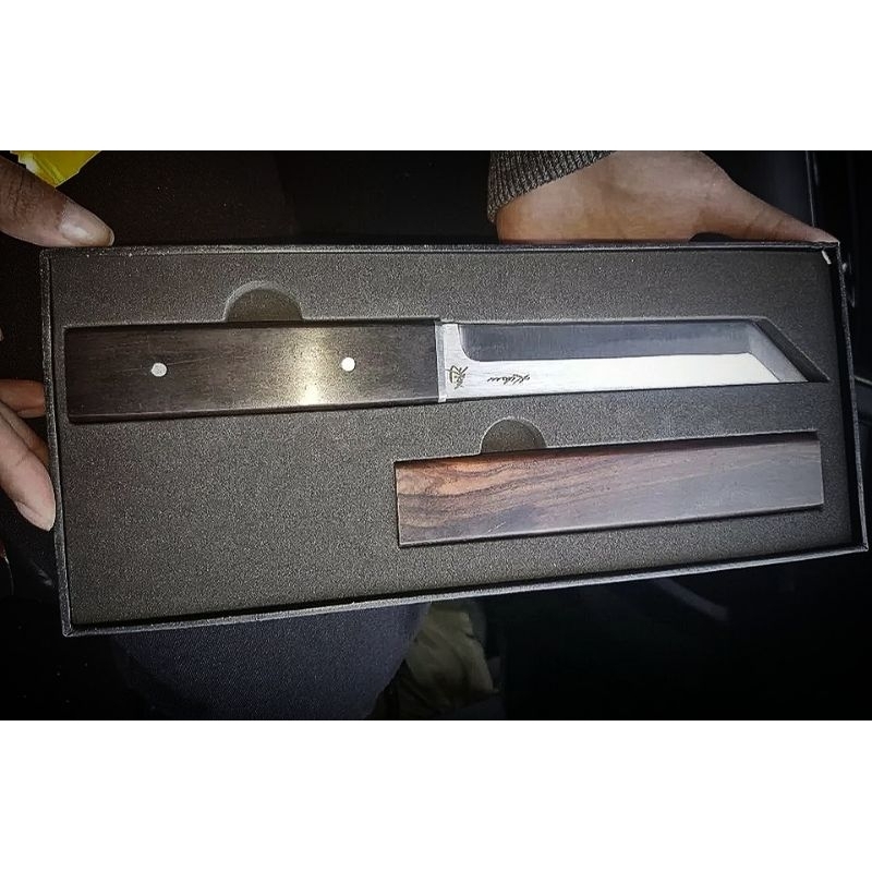 Japan wood handle kitchen knife D2 steel