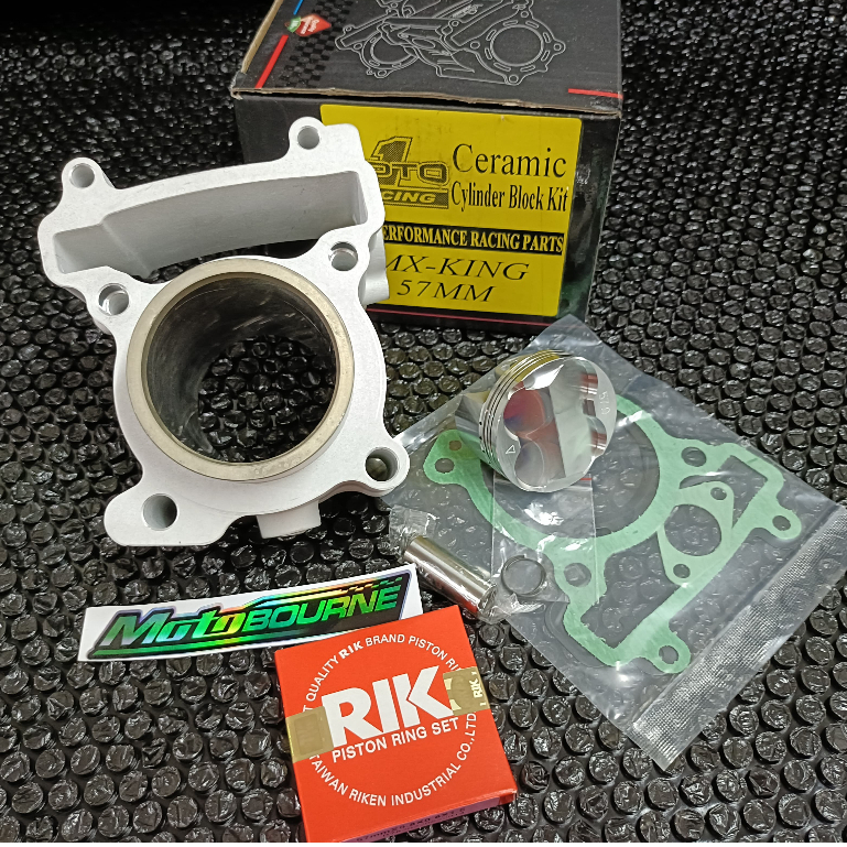 Blok Moto1 Juiter Mx King NVL Vixion 57 mm Bore up BLOK SEHER MOTO 1 ORIGINAL KERAMIK