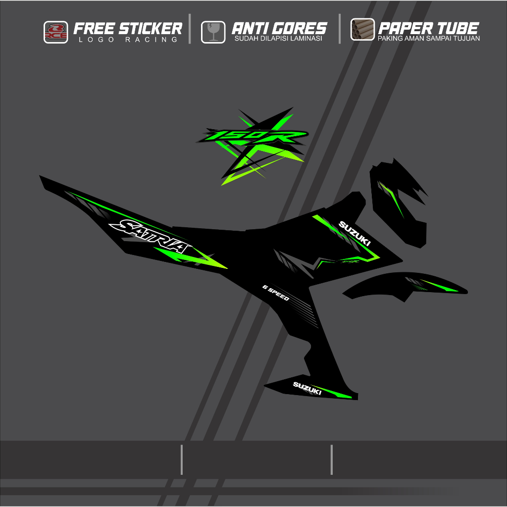 STRIPING SATRIA FU FI FULL VARIASI