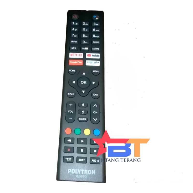 REMOT/REMOTE TV ANDROID POLYTRON 81i960 ORIGINAL(NEW)