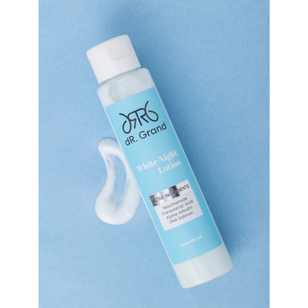 [ BPOM ] Hand Body White Night Lotion by dR. Grand Niacinamide Glutathione Ampuh Memutihkan Tangan B