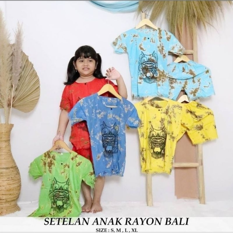 Baju Setelan Bali Anak / Baju Barong Bali Anak