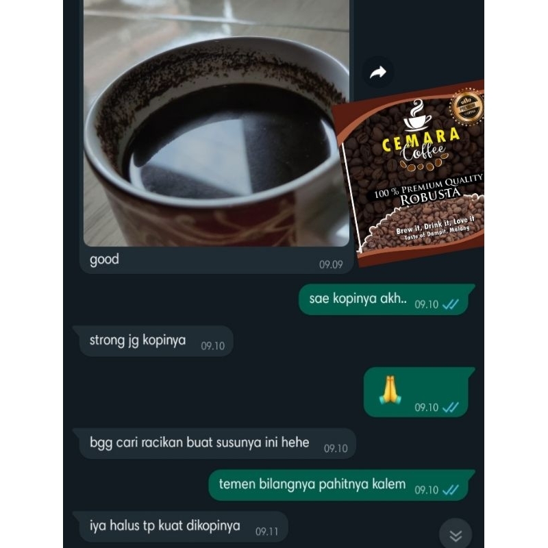 

Kopi murni Dampit - Malang