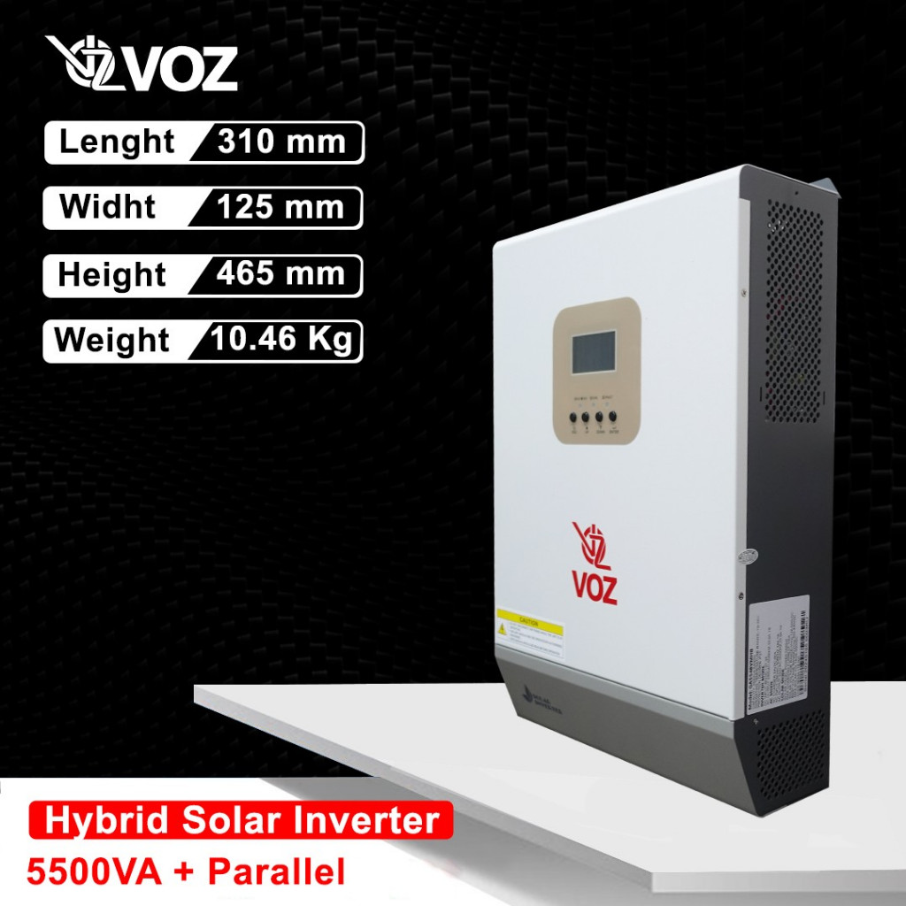 VOZ Solar Inverter Hybrid 5.5 Kva + Paralel