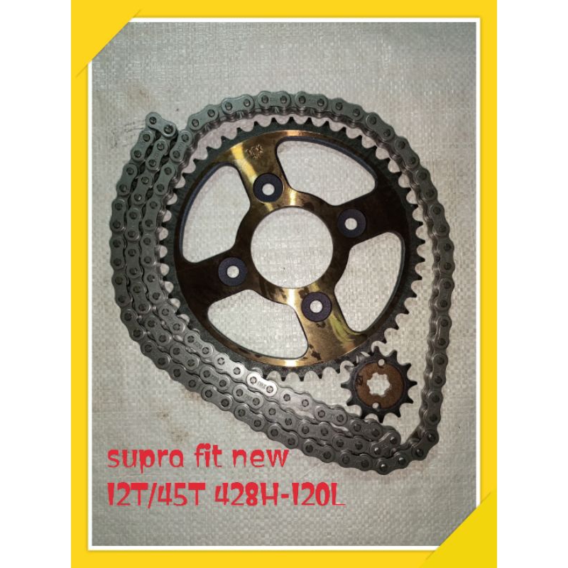 gear set fit new 45T gear paket supra fit new 45T