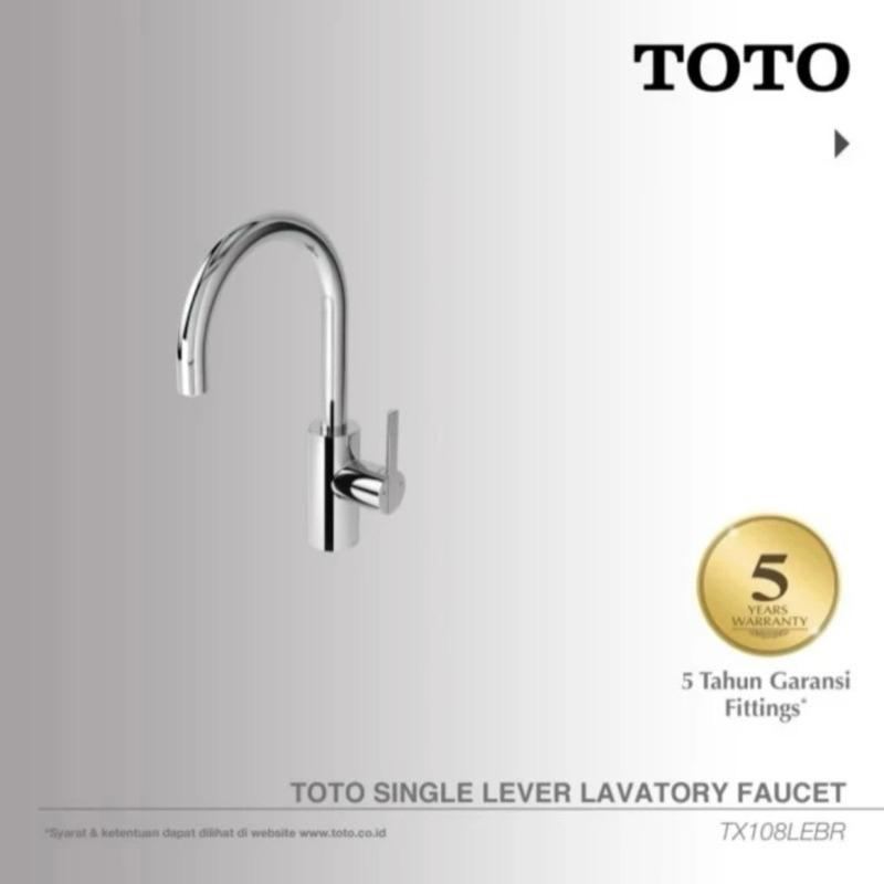 TOTO TX108LEBR KRAN WASTAFEL PANAS DINGIN/KRAN CUCI PIRING TX 108 LEBR
