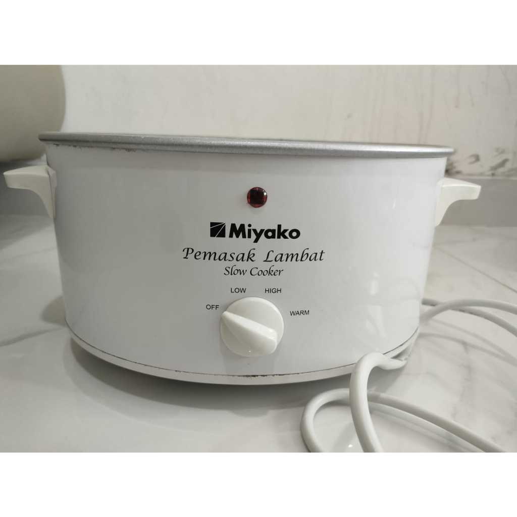 Slow Cooker Miyako SC-400 HANYA ALATNYA SAJA, TIDAK TERMASUK POT (SECOND)