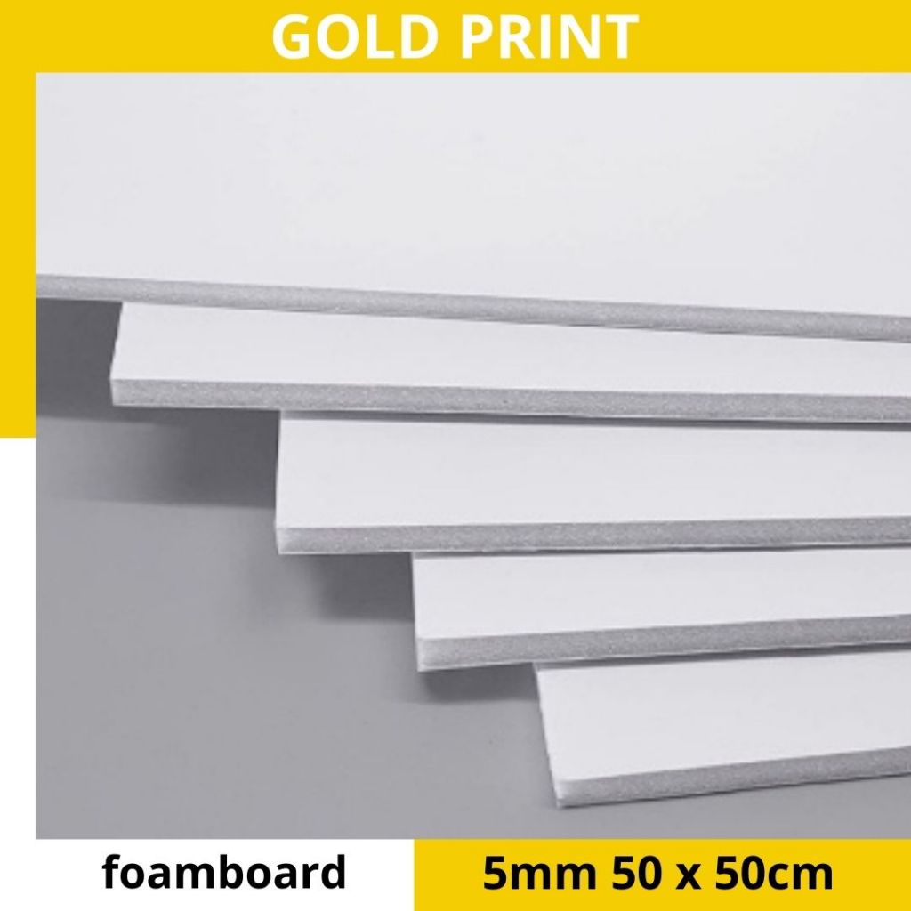 

Foamboard 5mm x 50 x 50cm
