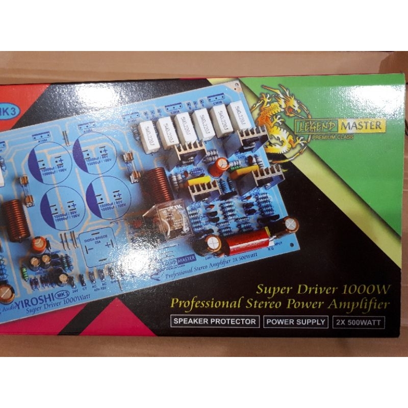 KIT DRIVER POWER AMPLIFIER SUBWOOFER YIROSHI MK3 STEREO MIN FINAL