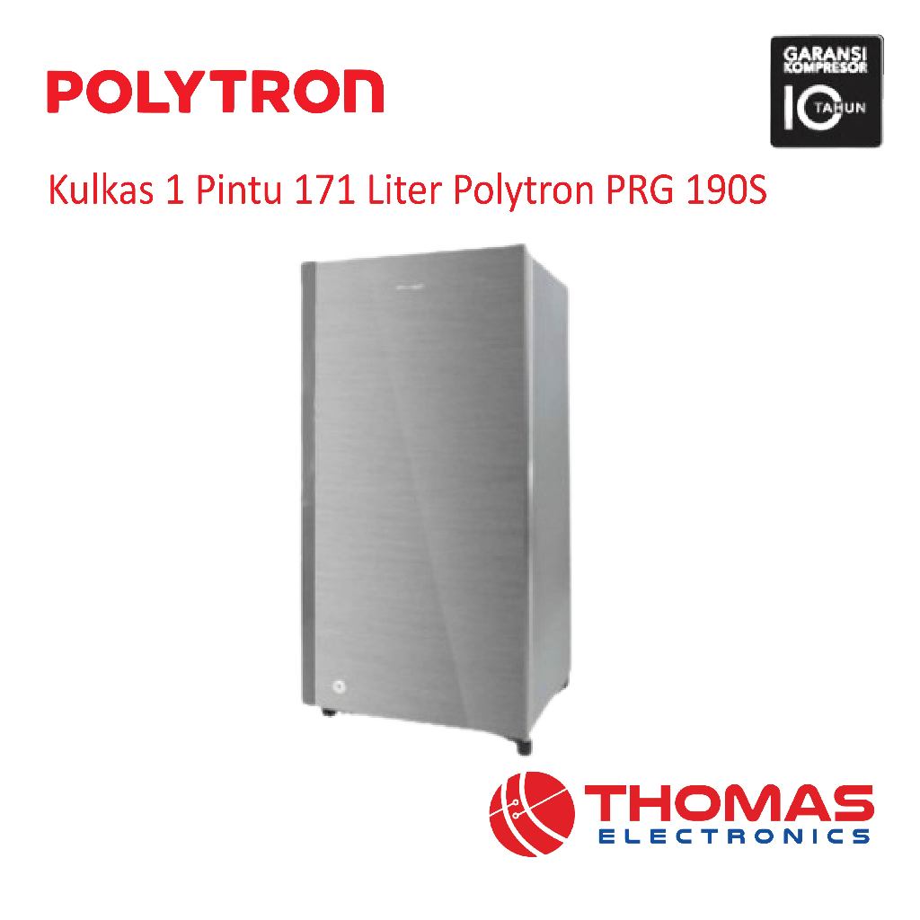 Kulkas 1 Pintu 171 Liter Polytron PRG 190S 190 S Garansi Resmi