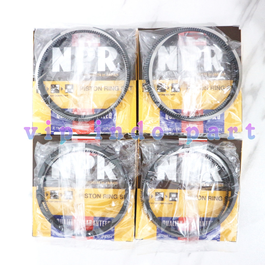 RING PISTON RING SEHER SEKER 4HG1 ISUZU NKR71 NKR71 HARIMAU NMR71 NPR ORIGINAL 1SET