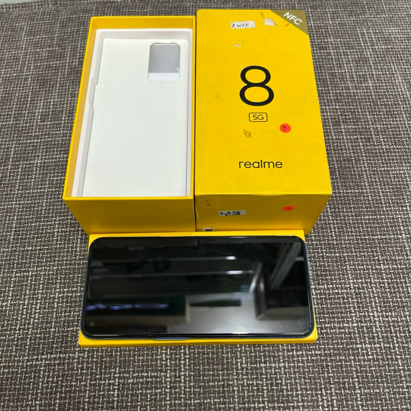 Realme 8 5G 8/128gb Fullset Second Garansi Resmi