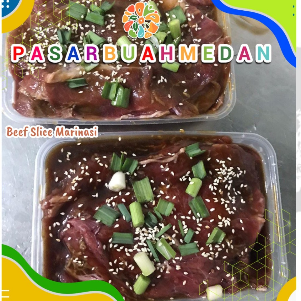 

Daging Slice Marinasi / Daging Sapi Slice Berbumbu 500gr Halal | Pasar Buah Medan