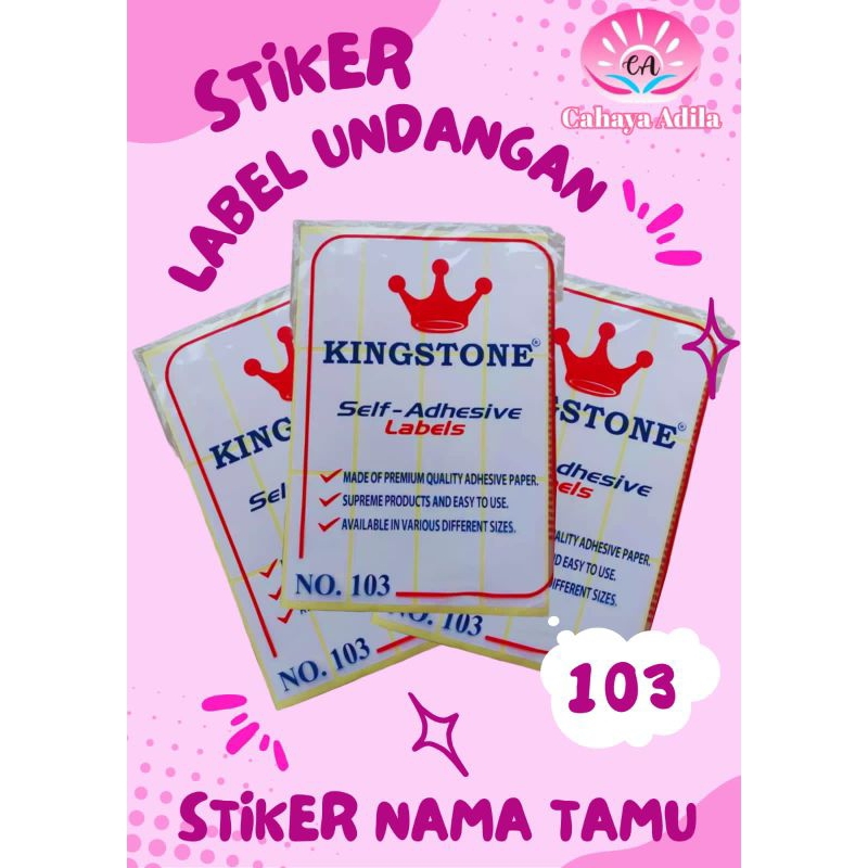 

Stiker Label Undangan | Stiker Nama Tamu | Stiker Label 103
