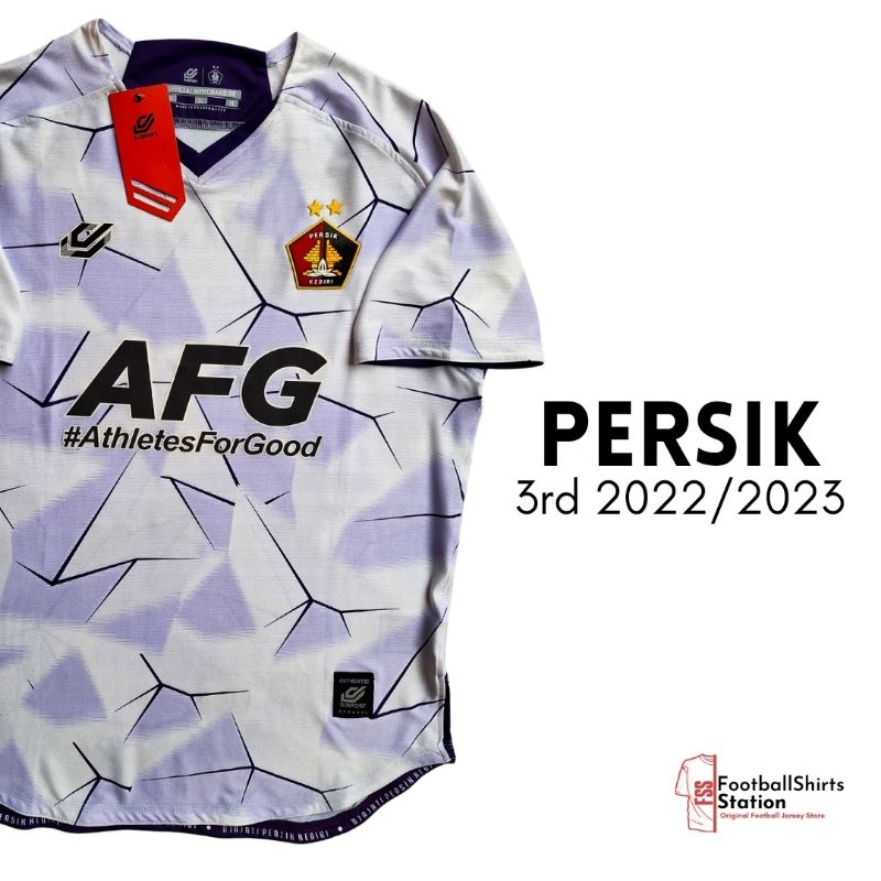 Jersey Persik Kediri 3rd 2022/2023 Size XL Nameset Hehanussa Original DJSport