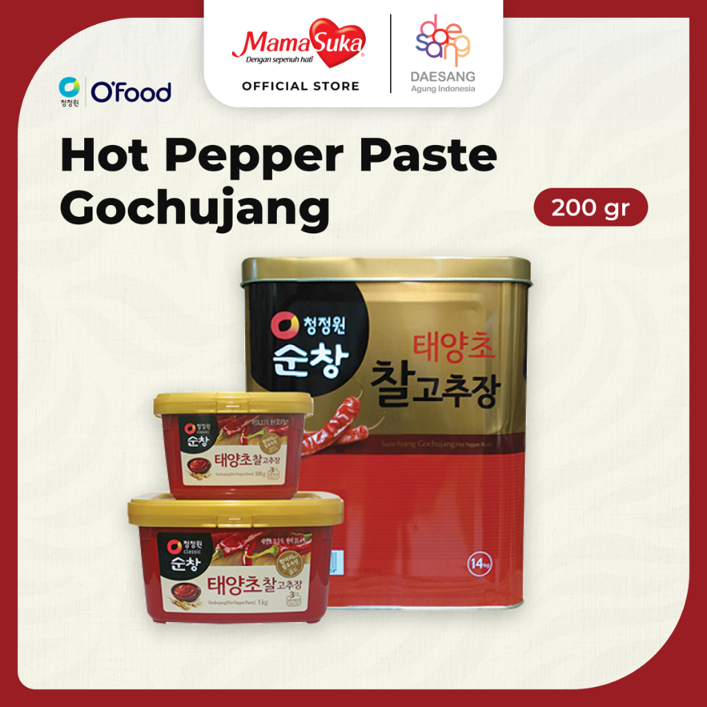 Chung Jung One - Hot Pepper Paste Gochujang 200g (HALAL - MUI)