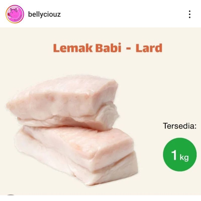 

Lemak Babi / Pork Lard